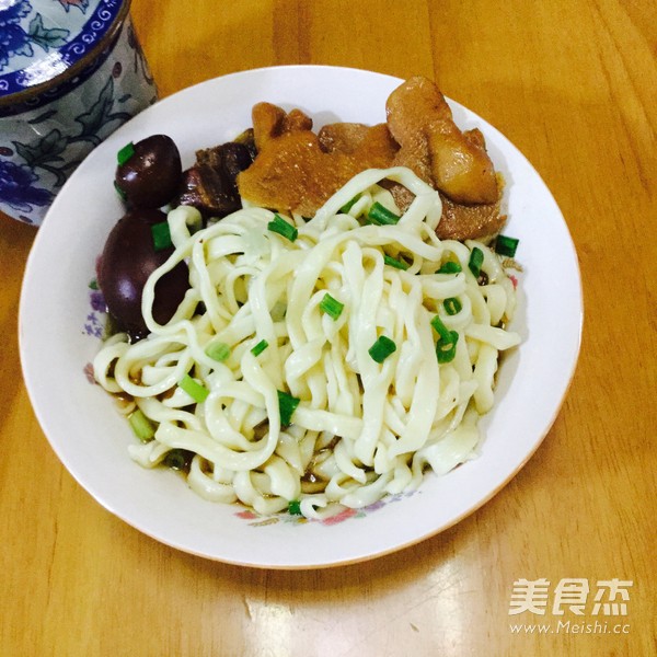 酱醋蛋拌面的做法