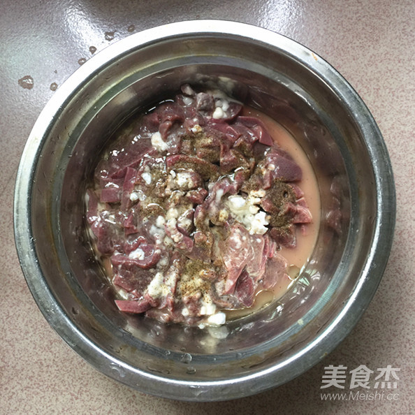 碗豆米猪肝汤
