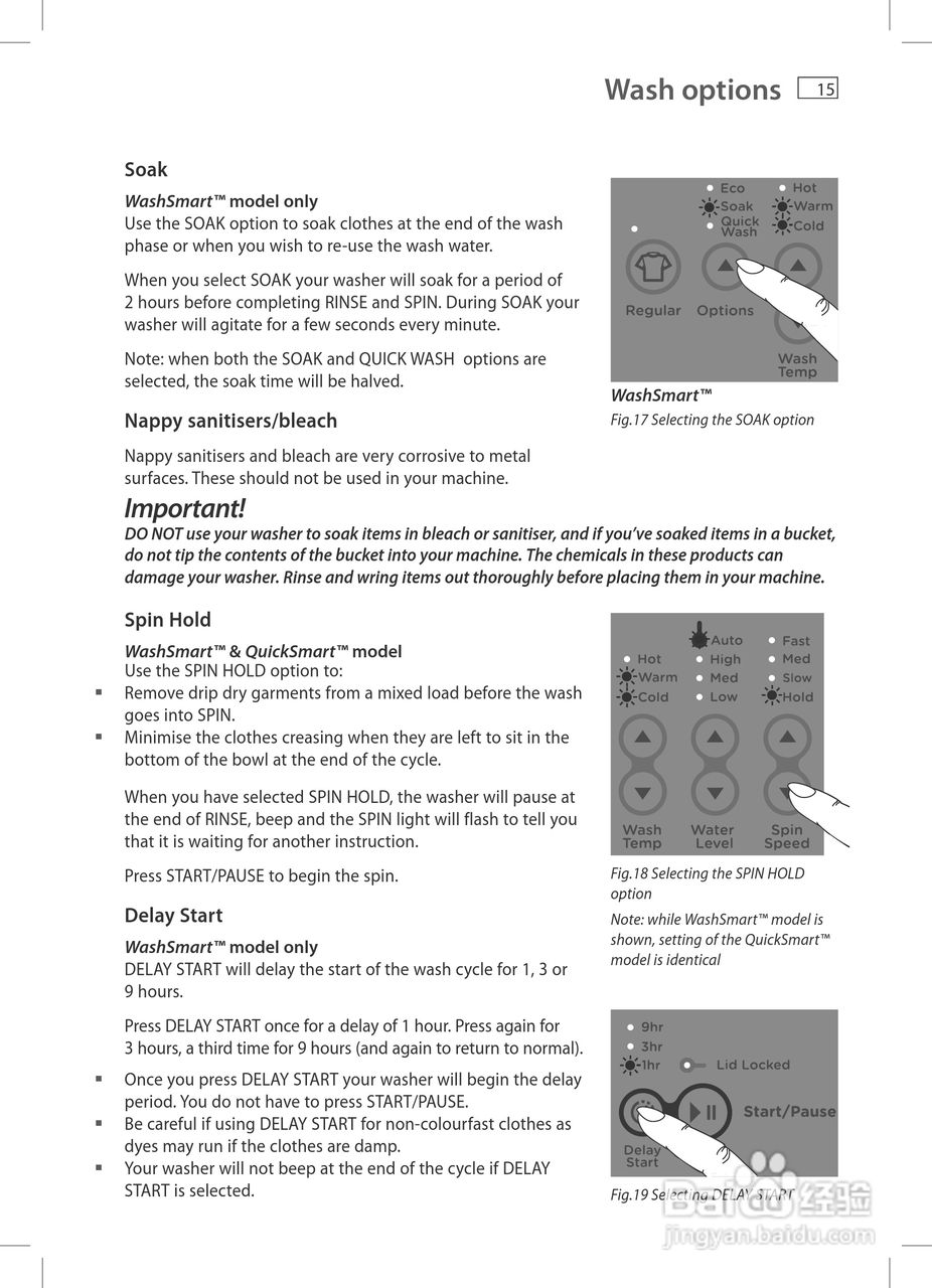 斐雪派克WA55T56GW1洗衣机说明书:[2]