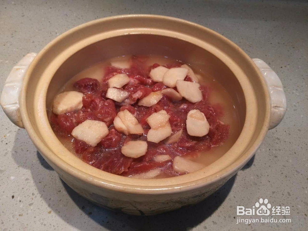 开心果姐姐马蹄牛肉肽米煲仔饭