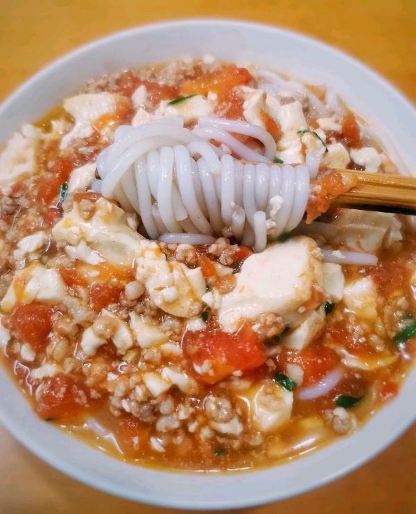 番茄肉沫豆腐羹