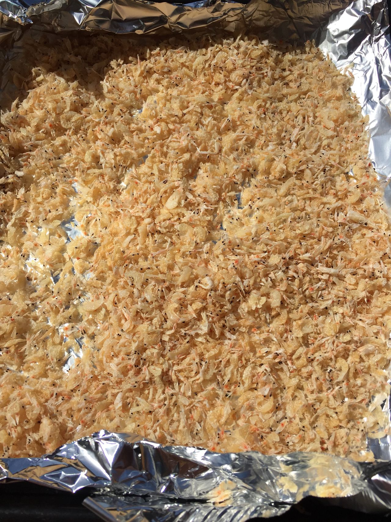 鲜虾皮粉最简单的做法，快来学学吧！