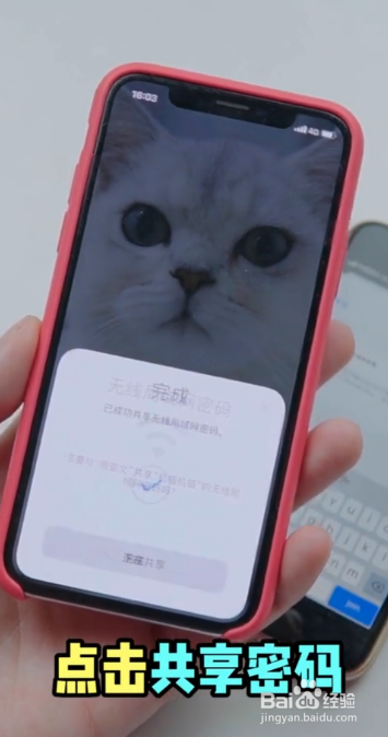 苹果手机如何共享WiFi密码