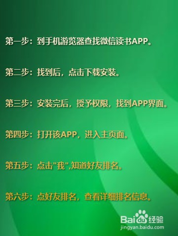 微信读书怎么知道好友排名