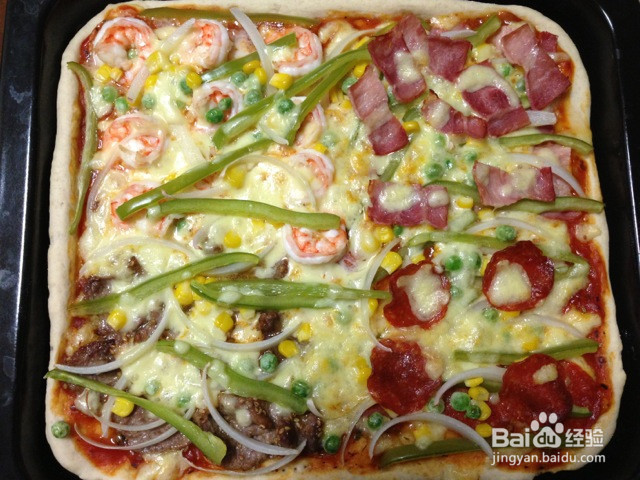 什锦披萨的做法