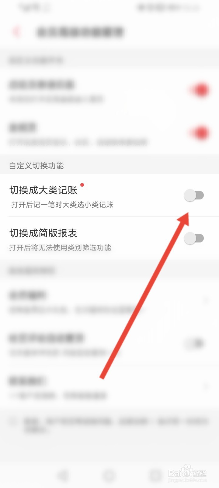 有鱼记账怎么切换成大类记账