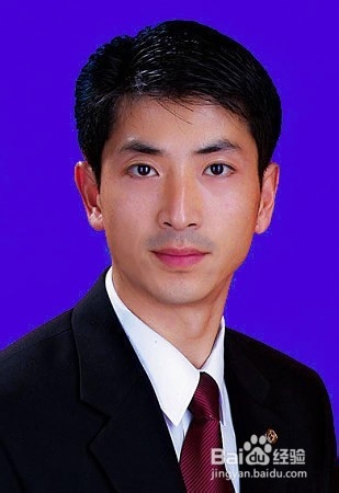 PS如何快速修改证件照片底色