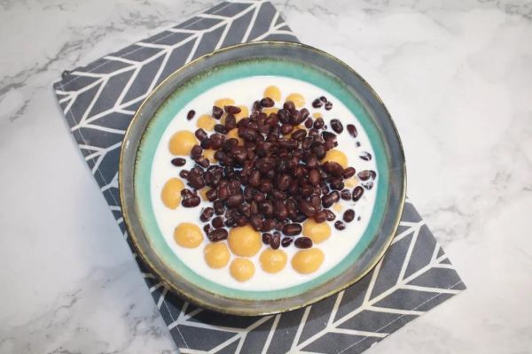 红豆红薯圆子汤