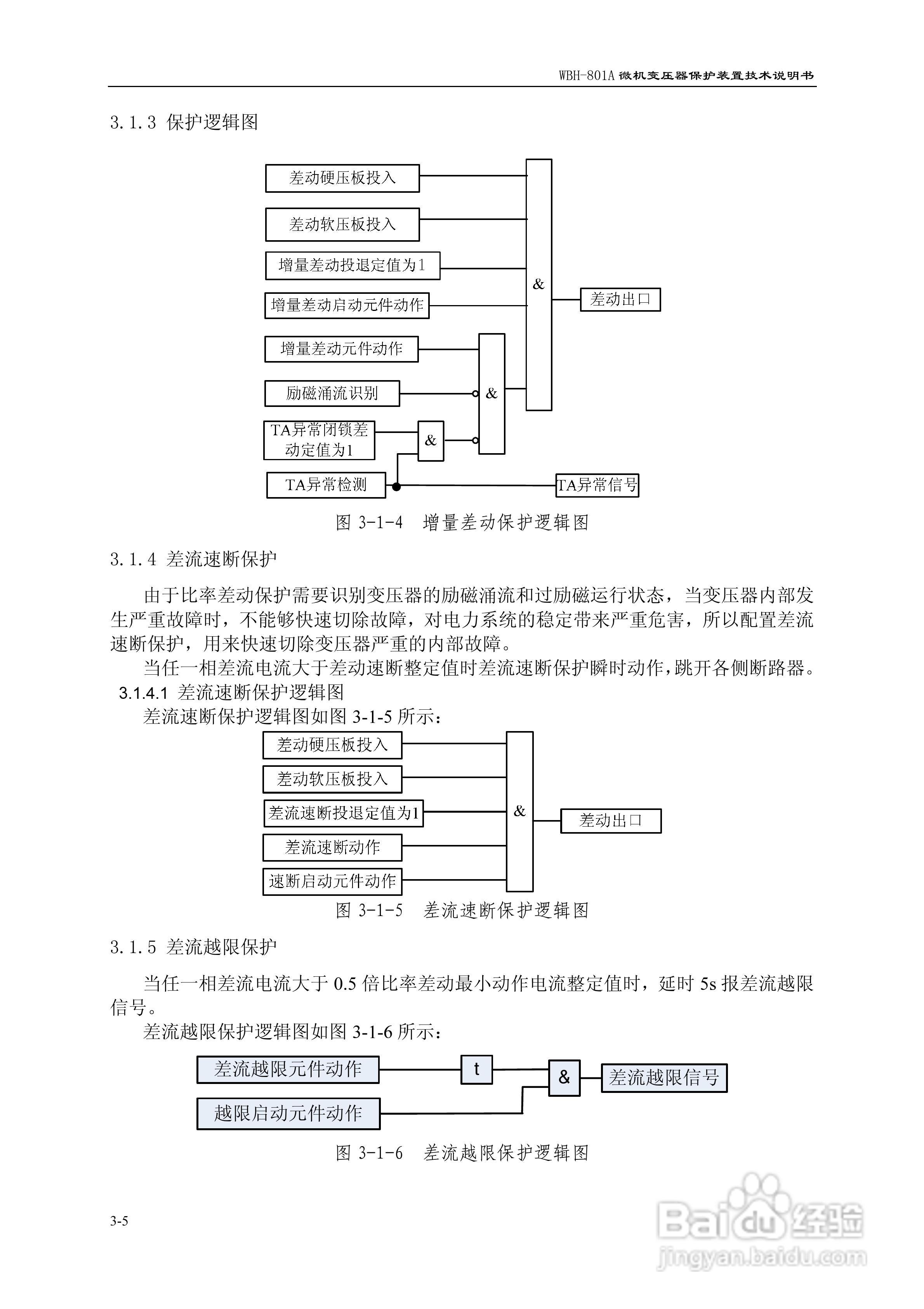 许继WBH-801A微机变压器保护装置技术说明书:[2]