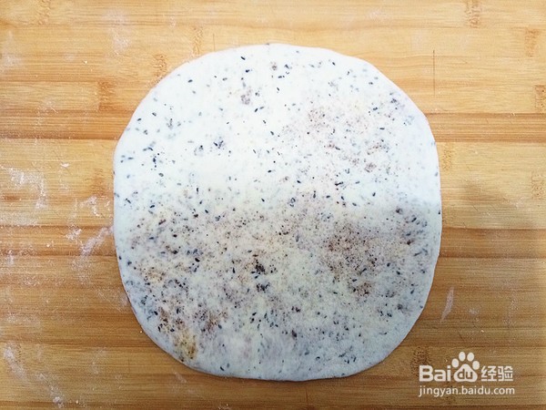 教你如何在家做黑芝麻发面红糖饼