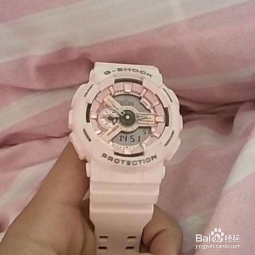 卡西欧gshock樱花粉真假对比