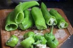 自己在家做的虎皮青椒