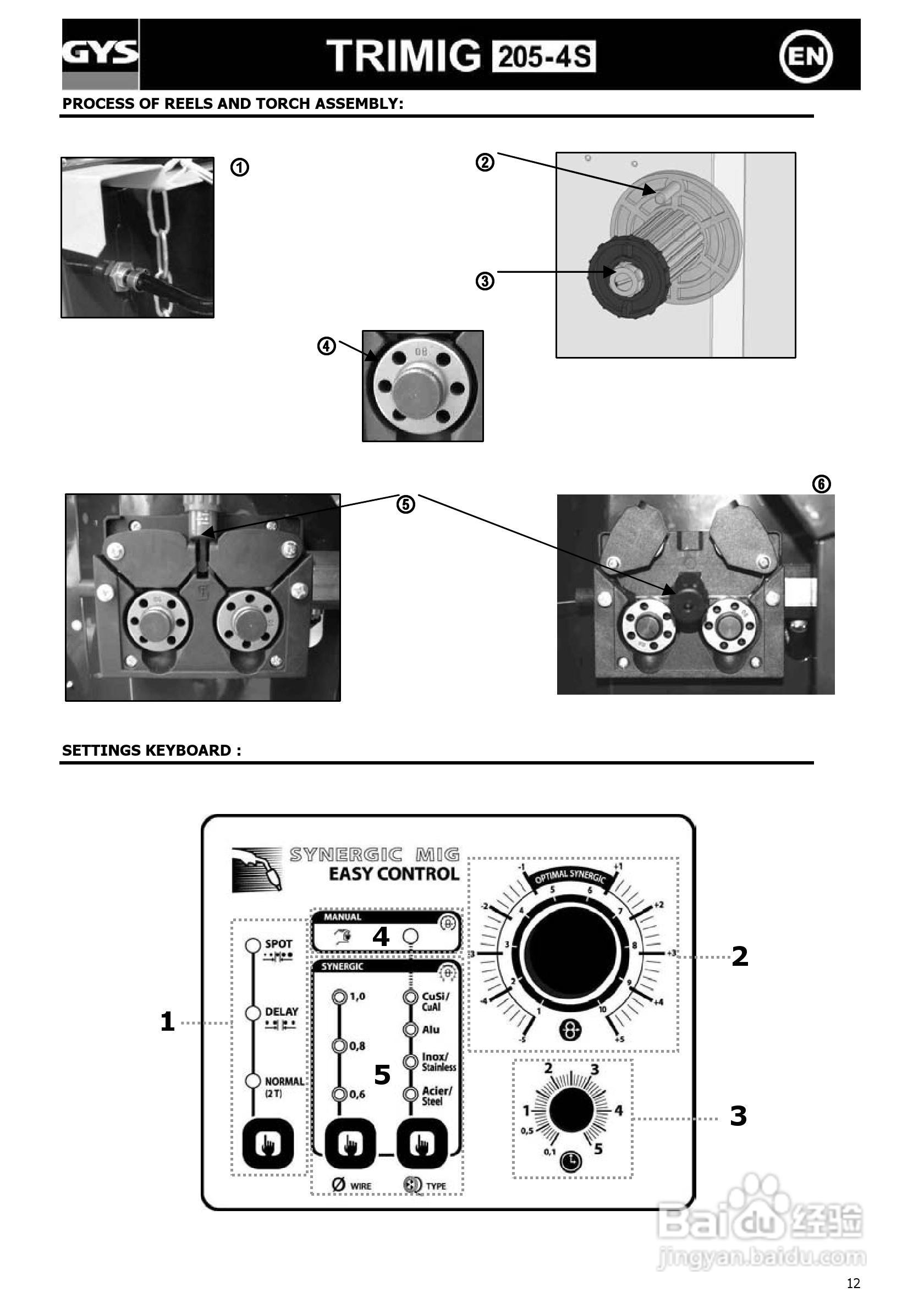 GYS TRIMIG 205-4S供应气体保护焊机说明书:[2]