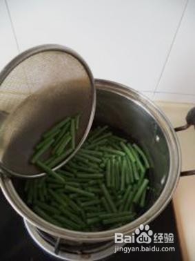别样吃法---芝麻酱拌豆角
