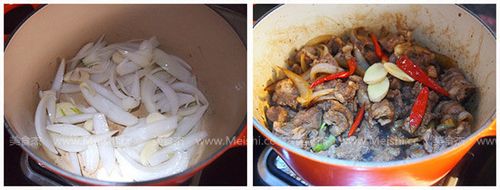 锅烤茄汁牛腩的做法