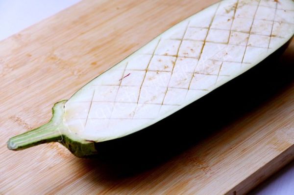 蒜沫剁椒烤茄子