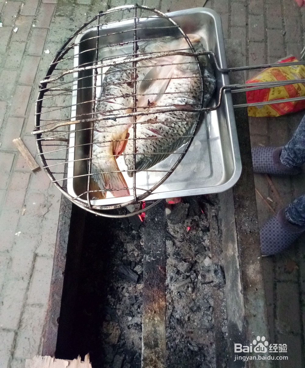 自制烧烤--烤鱼