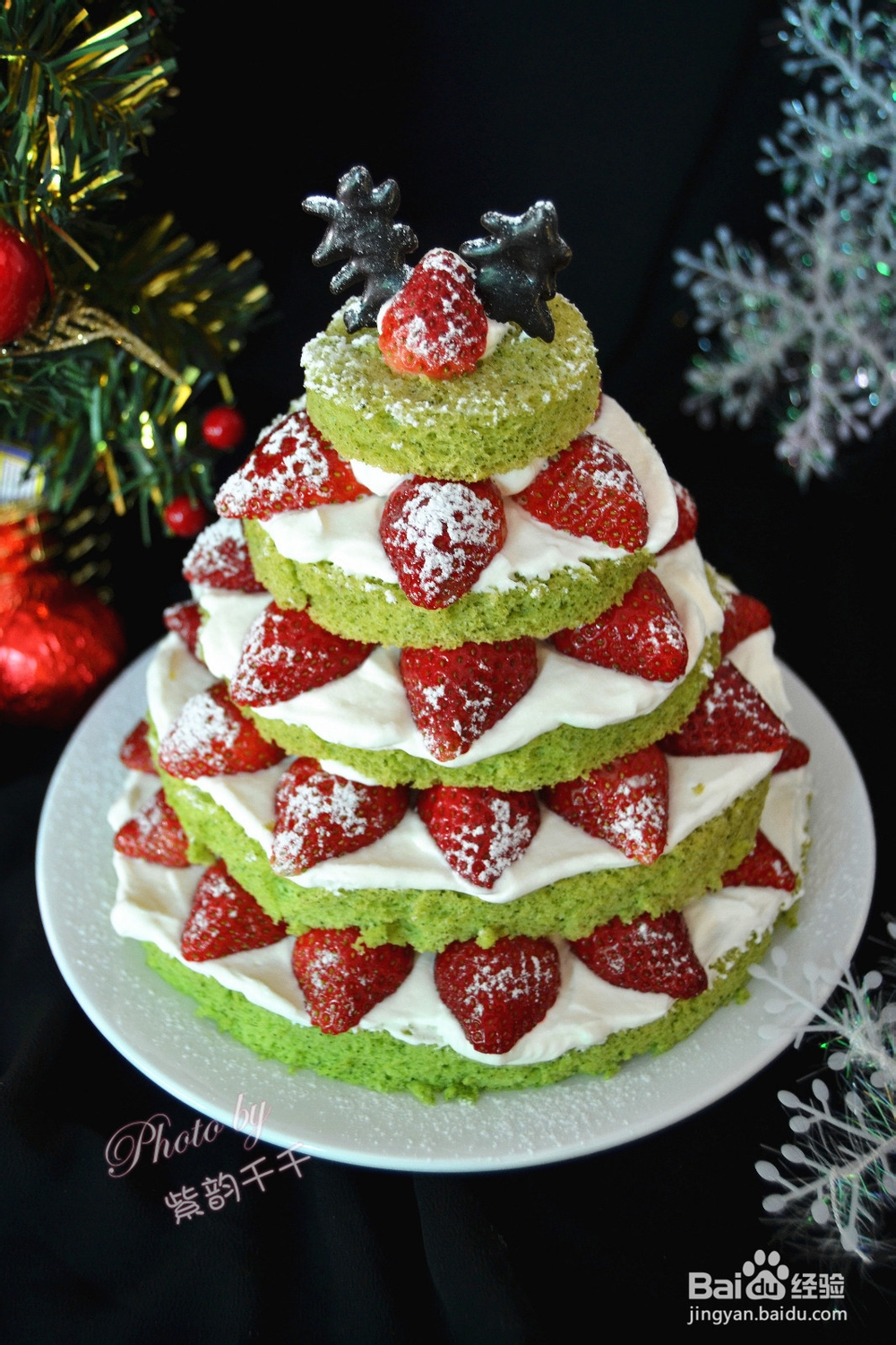 怎么做圣诞树蛋糕