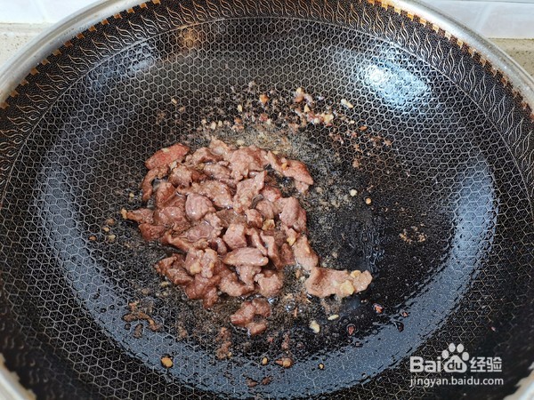 萝卜炒牛肉的做法
