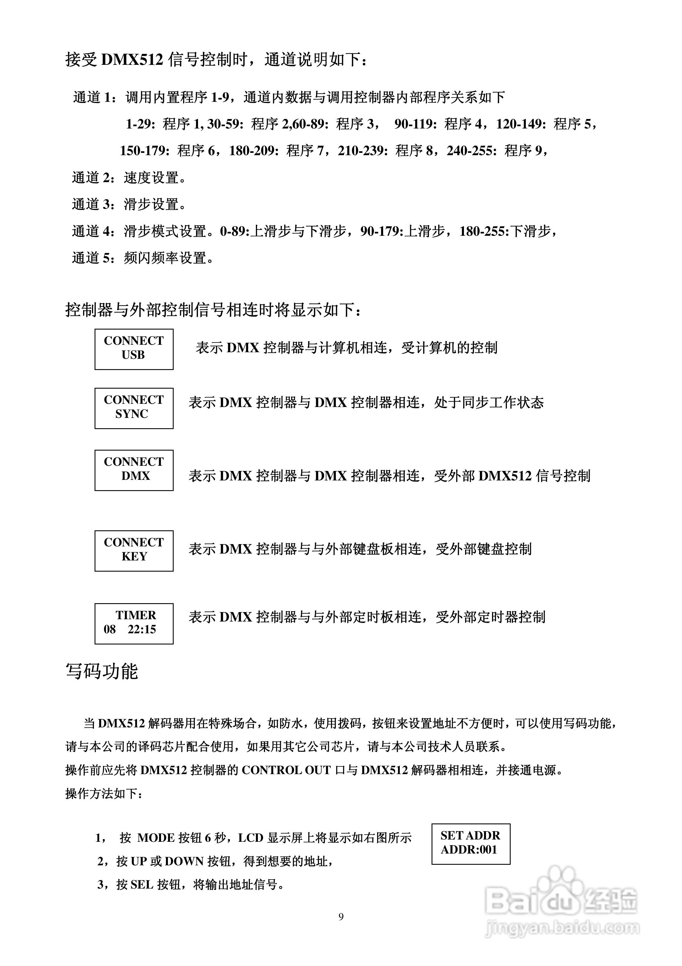 广南电子GN-DMX512-C控制器使用说明书:[1]