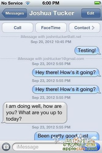 将同一个联系人的短信和iMessage整合在一起