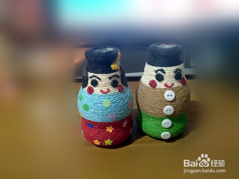 超美的酸奶瓶小娃娃