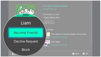 如何在Nintendo Switch上查看好友请求
