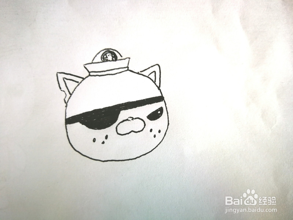 《海底小纵队》中的呱唧简笔画怎么画