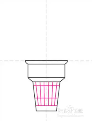 如何画蛋筒冰淇淋