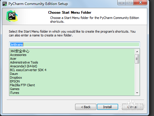 如何在WINDOWS下安装Pycharm2018.3版本