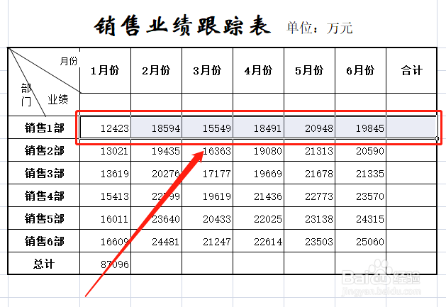 表格数据快速求和的方法和技巧