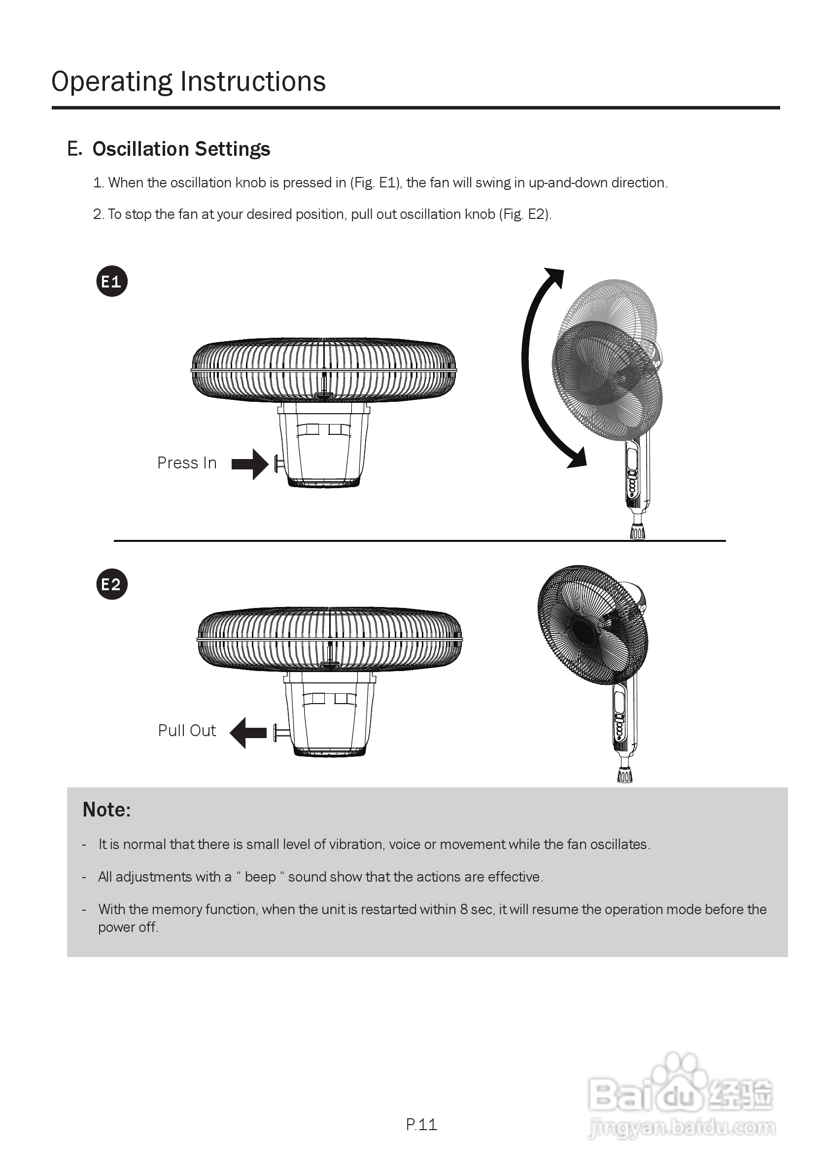 德国宝EF-360F环回送风电风扇使用说明书:[2]