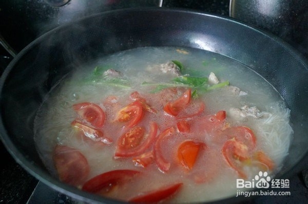 西红柿煎蛋骨汤面