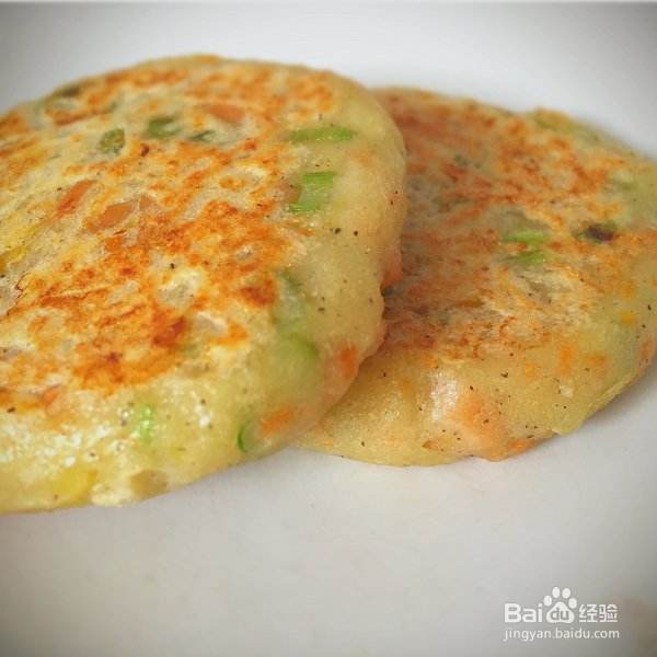 营养美味的土豆火腿早餐饼