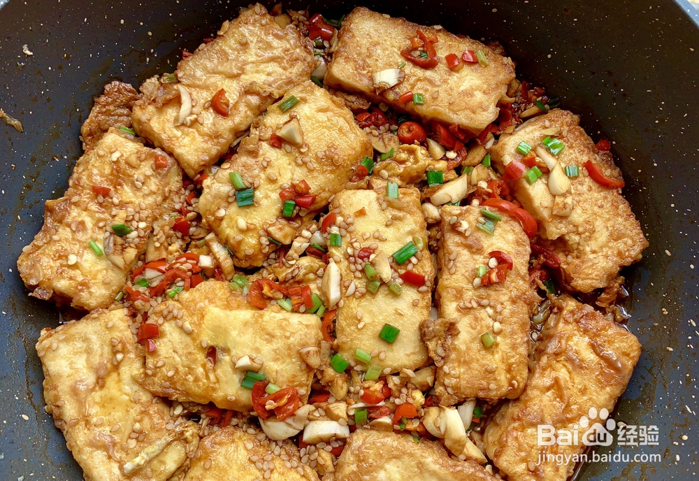 入口即化的香煎豆腐