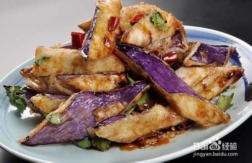 饭店不油炸茄子做法