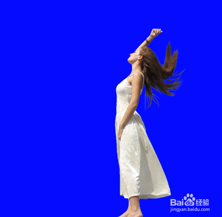 ps怎么扣有发丝的人物