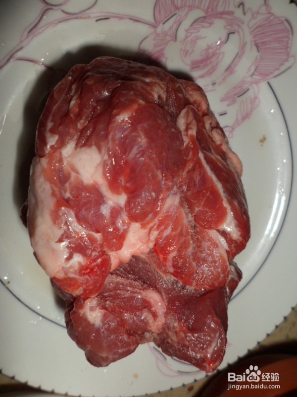 家常小炒--小葱大块肉