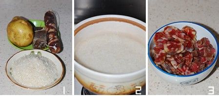 土豆腊味饭怎么做