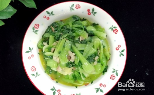 肉沫青菜简单做法