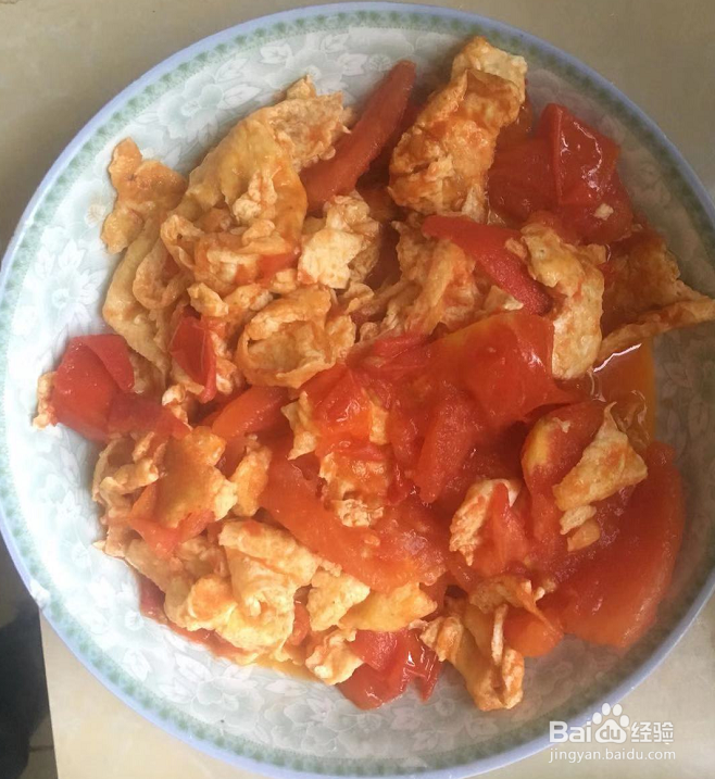 西红柿炒鸡蛋的简单做法