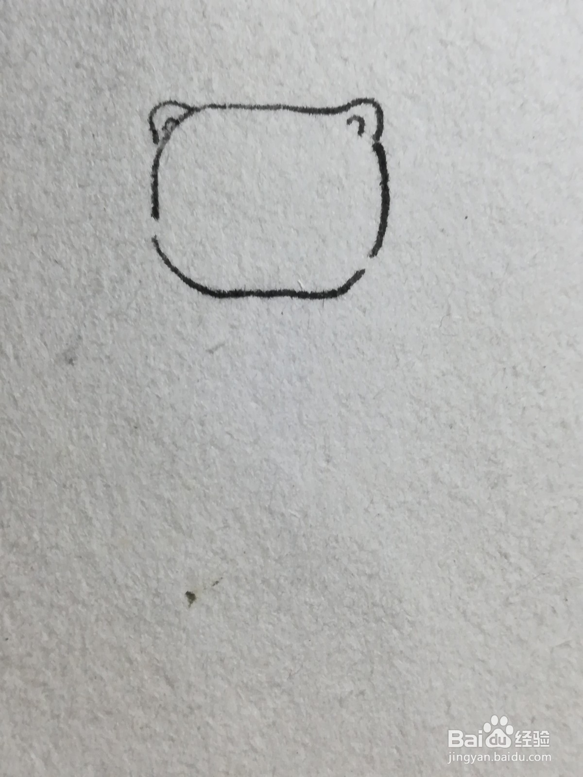 怎么画卡通大脸猫