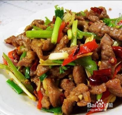 芹菜炒牛肉如何制作