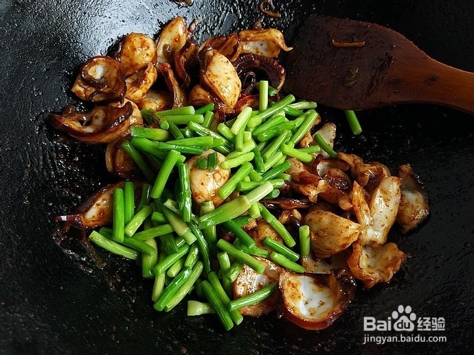 爽口鲜嫩酱爆章鱼足