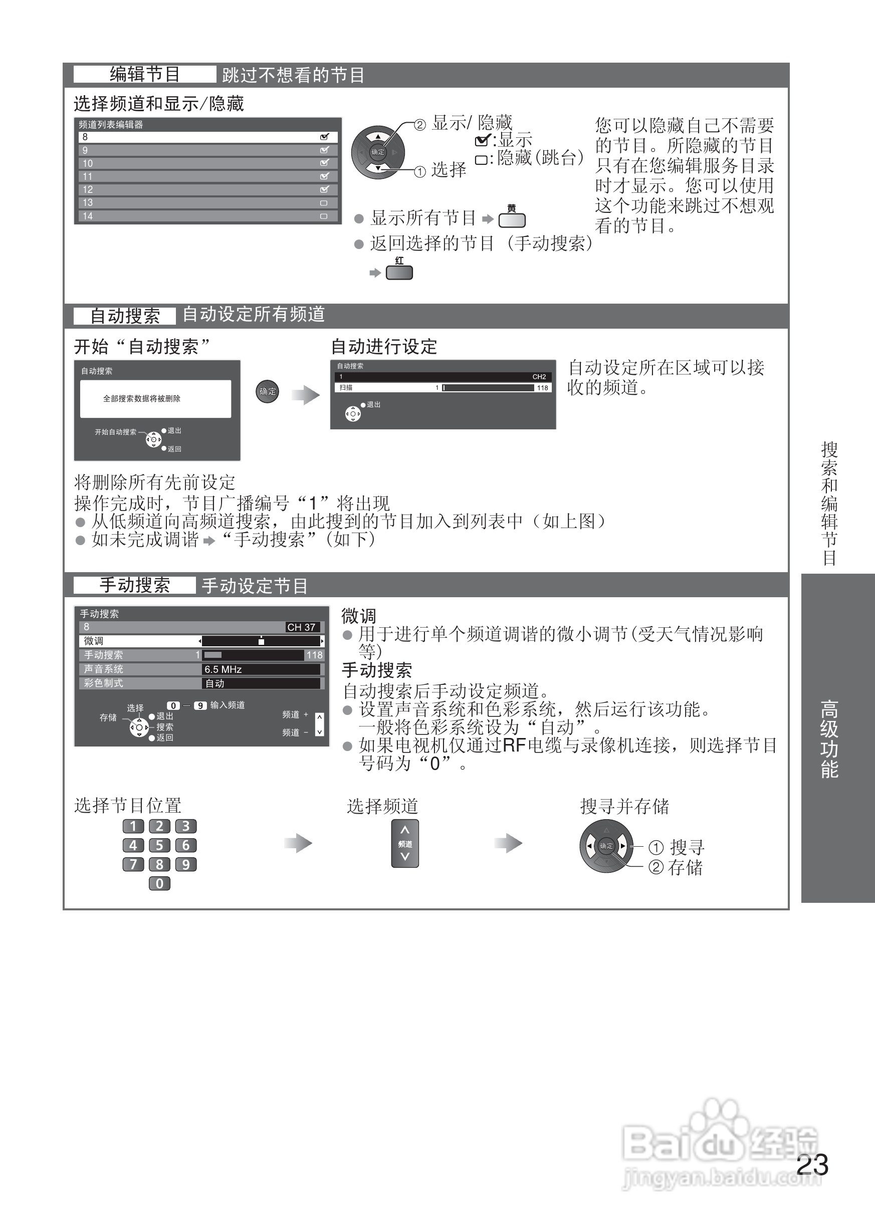 松下TH-L32C20C液晶彩电使用说明书:[3]