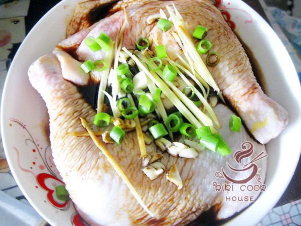 微波蒸酱油鸡腿