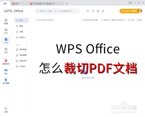 游戏/数码 电脑 电脑软件工具/原料 wps office软件 需要裁切的pdf