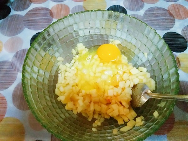 松软苹果白桃小饼