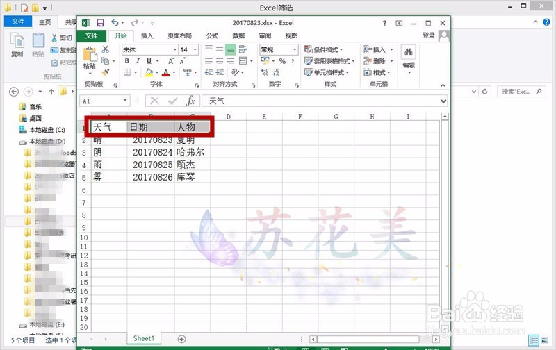Excel中怎样为数据添加筛选功能