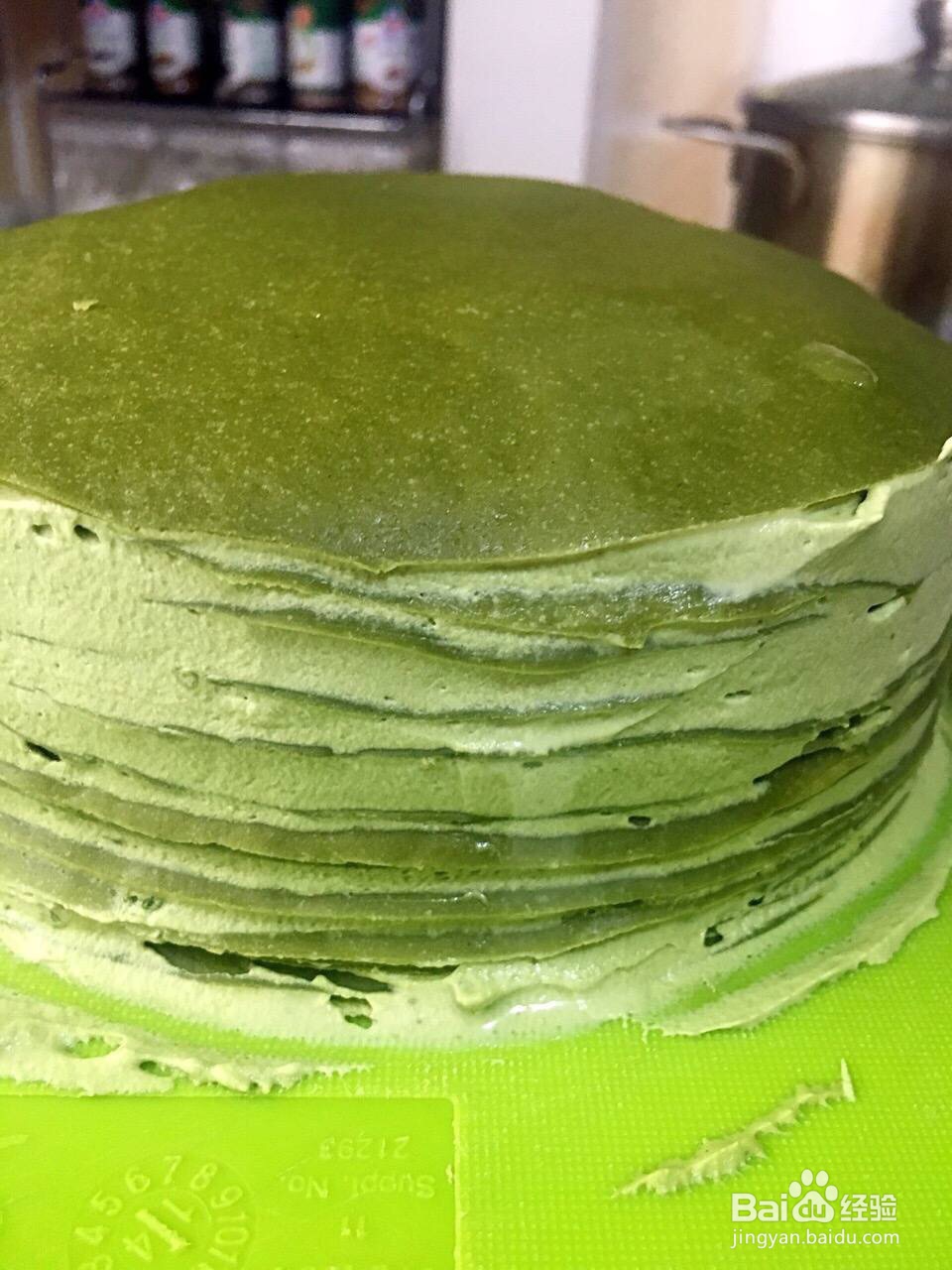 妈妈教我做的抹茶千层